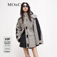 MO&Co.羽絨服冬季MC老花多功能工裝外殼附羽絨內(nèi)膽兩件套摩安珂 白底黑字-第2批 S 160