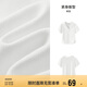 森馬（Semir）polo衫女短款收腰翻領襯衫25夏刺繡涼感緊身T恤辣妹109325115005