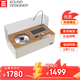 巫牌 CD播放機(jī) 桌面CD藍(lán)牙音響 高保真高解析專(zhuān)輯CD機(jī) 氛圍復(fù)古居家  迷星米白色藍(lán)牙版