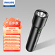飛利浦（PHILIPS）強光手電筒type-c充電續航300分鐘戶(hù)外遠射便攜多功能小手電家用續航戶(hù)外便攜應急燈 SFL1235手電筒【送充電線(xiàn)】