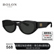 BOLON暴龍眼鏡王鶴棣同款25年新品貓眼太陽(yáng)鏡女偏光墨鏡男BL3208 C10