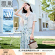 香影【涼感防曬】米白西裝外套女短袖2025夏季新款高級(jí)感職業(yè)西服 米色 XL