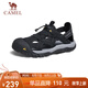 駱駝（CAMEL）透氣網(wǎng)布疏水防撞包頭城市戶外運(yùn)動(dòng)涼鞋男 G14M396625 黑色 40 