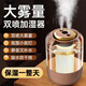 小米有品系列款米家醫(yī)用級納米細霧加濕器雙噴頭大噴霧家用辦公室母嬰桌面 夜燈棕色 大容量+氛圍燈