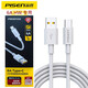 品勝Type-C數(shù)據(jù)線66W適用于華為OPPOvivo安卓手機充電線6A快充閃充 Type-C加粗軟膠線1米6A版快充