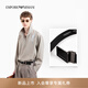EMPORIO ARMANI/阿瑪尼官方旗艦【七夕禮物】新款男士皮帶方形板扣時(shí)尚腰帶秋季 84372-黑色