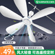 艾美特（AIRMATE） 電風(fēng)扇小吊扇學(xué)生宿舍床上大風(fēng)力小風(fēng)扇蚊帳扇 輕音辦公床頭微風(fēng)電扇家用迷你 升級大號款+開(kāi)關(guān)線(xiàn)