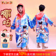 洲克（ZOKE）游泳浴袍兒童斗篷吸水保暖冬季毛巾外套青少年訓(xùn)練泳衣浴巾兒童 哪吒機械神龍花625605231