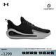 安德瑪（UNDERARMOUR）春夏CURRY 12庫(kù)里男女情侶緩震運(yùn)動(dòng)籃球鞋3027634 黑色001 42.5