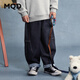 馬騎頓（MQD）【老爹褲】男童25秋新款街潮穿搭休閑親膚中大童牛仔褲 原牛仔色 170