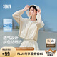 森馬（Semir）涼感防曬衣女短款寬松網(wǎng)眼連帽夾克25夏季透氣薄外套109325108009