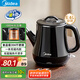 美的（Midea）電熱水壺 雙層防燙燒水壺?zé)崴畨刂蟛杵麟姴锠t大功率環(huán)形速熱全鋼無縫內(nèi)膽MK-PCE071