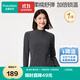全棉時(shí)代新品T恤【風(fēng)柔棉吸濕發(fā)熱親膚抗靜電】女士透氣半高領(lǐng)T恤