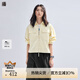 播工裝短外套女2024春夏新款小個(gè)子休閑寬松夾克上衣BDR1WD0149 W20凝脂白 M