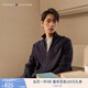 TOMMY HILFIGER男裝純棉通勤純色立領(lǐng)拉鏈開衫合身針織毛衣外套78J9716 藏青色FAP S （推薦：120-135斤）