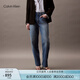 Calvin KleinJeans25春夏新款女士美式復古潮流ck寬松微彈洗水牛仔褲47B928G U3M-牛仔淺藍 26