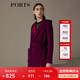 PORTS寶姿商場同款 新品女裝經(jīng)典雙面撞色連帽毛呢大衣LN9C007JZW013 MAY M (6)