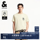杰克·瓊斯（JACK&JONES）男裝25年短袖T恤男士夏季棉質(zhì)涼感圓領(lǐng)潮流休閑卡通熊貓印花半袖 A08云米色 常規(guī) M 175