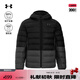 安德瑪（UNDERARMOUR） Echo男子輕質運動休閑短款鴨絨羽絨服1385840 黑色001 XL
