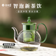 花間道飄逸杯玻璃茶壺全玻璃內膽鈦濾網(wǎng)茶具煮茶器茶水分離泡茶壺550ml