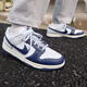 耐克男子輕便平底運動(dòng)鞋冬季膠底低幫板鞋NIKE DUNK LOW IM2222 101白/深藏青/塵光子色/椰奶色 42
