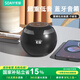 索愛(ài)（soaiy）S35藍(lán)牙音響便攜式高音質(zhì)低音炮大音量高顏值超長(zhǎng)續(xù)航家用小型無(wú)線桌面迷你小鋼炮車(chē)載戶(hù)外騎行 黑色plus TC版丨掛繩丨2200毫安