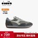 Diadora迪亞多納經(jīng)典運(yùn)動鞋歐產(chǎn)透氣跑步鞋臟蠟做舊休閑鞋EQUIPE 冰柱灰/灰 75002 40.5