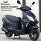 豪江全新豪江125風(fēng)冷U2踏板摩托車城市代步燃油外賣踏板車全國可上牌 磨砂黑 前后護(hù)桿+45L后備箱 高配  前后碟剎+ABS+無鑰匙啟動