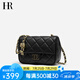 HR赫蓮娜包包女包小香風(fēng)經(jīng)典百搭菱格鏈條包女頭層牛皮單肩斜挎包女 黑色