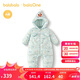 巴拉巴拉balaOne嬰兒連體衣寶寶衣服2025冬裝羽絨服連帽鵝絨208425120212