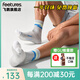 feetures美國(guó)專業(yè)跑步襪馬拉松越野運(yùn)動(dòng)襪男女籃球短襪子中筒減震防滑襪 精英緩沖高幫FSEC9020664 M（鞋碼38-42）