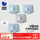 迷你巴拉【5條裝】男童寶寶抑菌內(nèi)褲柔軟不夾pp四角褲衩短褲2025新品