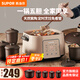 蘇泊爾電燉鍋隔水電燉盅煲湯燉湯鍋白陶/紫陶內(nèi)膽燕窩燉盅嬰兒輔食BB燉智能煮粥鍋酵釀菜 【一鍋五紫陶膽】DZ25YC868 2.5L