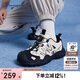 Champion冠軍童鞋25春夏季新品男女中大童運(yùn)動(dòng)涼鞋 黑色（洞洞款） 34