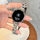 適用華為gt5表帶金屬gt4/gt3/gt2手表腕帶閃鉆watch5新款4pro女夏 鑲鉆不規(guī)則蝴蝶扣銀色 華為 Watch4/3/2Pro【46mm表盤】