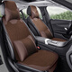 紫風(fēng)鈴真皮亞麻汽車(chē)坐墊四季通用座墊座椅套適用邁騰朗逸奧迪a6a4l速騰