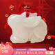 曼麗翠【七夕禮物】翡翠生肖兔吊墜玉墜項(xiàng)鏈立體十二生肖玉墜附證書