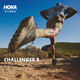 HOKA男女款秋季挑戰者 8全地形跑步鞋CHALLENGER 8透氣戶(hù)外 黑色/太空灰-男（寬版） 43
