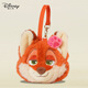 迪士尼（Disney）瘋狂動(dòng)物城尼克零錢(qián)包 耳機鑰匙包毛絨玩具掛件老師教師節禮物