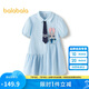 巴拉巴拉女童裙子兒童連衣裙2025夏條紋襯衫裙子208225111047