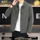 MHEF專(zhuān)柜正品夾克男春秋季翻領(lǐng)2025新款中青年潮流男裝上衣服休閑外套 駝色 M 100-120斤