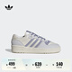 adidas RIVALRY LOW休閑籃球運動(dòng)板鞋女子阿迪達斯官方三葉草   粉白/銀灰紫羅蘭/符點(diǎn)灰   37