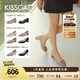 KISSCAT2025年春季都市時(shí)裝時(shí)尚方頭淺口單鞋KA65129-11 駝杏色 皺紋牛漆皮 37
