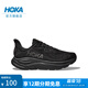 HOKA ONE ONE 【汪順同款】新款夏季男鞋克利夫頓 10跑步鞋CLIFTON 10輕量緩震 黑色/黑色 42