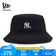 NEW ERA紐亦華棒球帽MLB帽子男夏季情侶NY愛(ài)心圖案遮陽(yáng)漁夫帽13273215-ML
