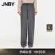 江南布衣（JNBY）【商場同款】24冬新品休閑直筒褲羊毛呢5O0E12420 071/雜灰 S