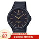 卡西歐(CASIO)手表男士橡膠帶簡約學生運動電子手表 MW-240-1E2V