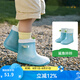 kocotreeKK樹兒童雨靴男孩女童可愛雨鞋軟底幼兒園寶寶小學(xué)生防水防滑膠鞋 鯊魚咔咔 28
