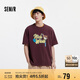 森馬（Semir）瘋狂動物城短袖T恤男2025夏季情侶卡通印花上衣潮流109325100208