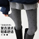 貓人120g波點(diǎn)灰色打底褲女秋冬無絨保暖格雷壓力顯瘦外穿miu系連褲襪